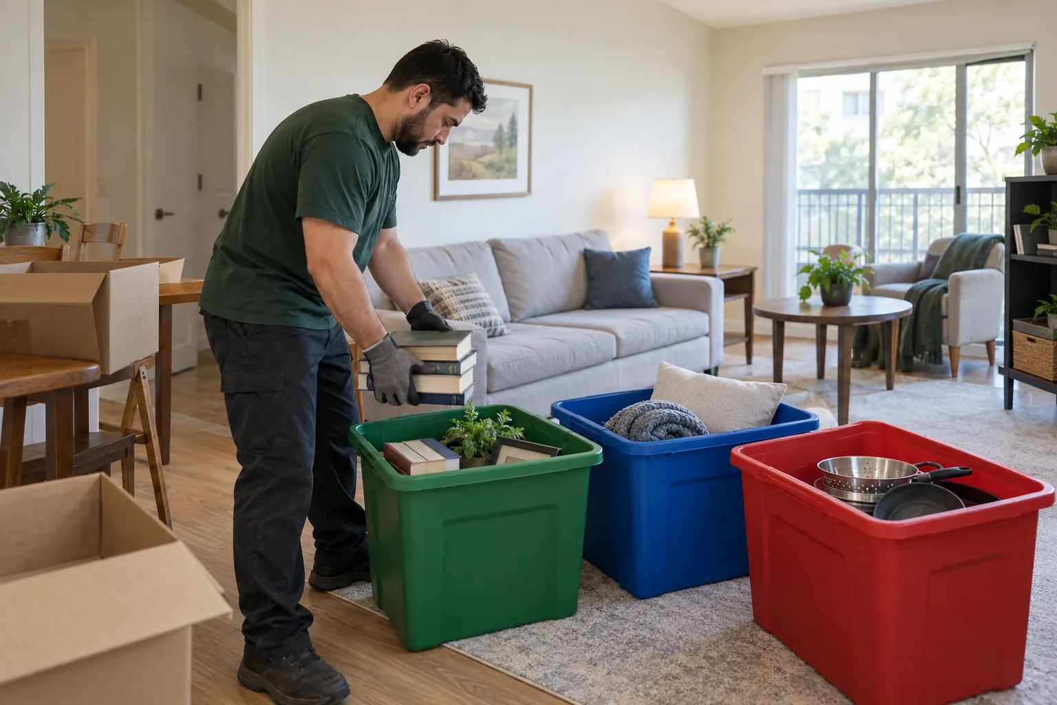 Planning detail for apartment cleanout