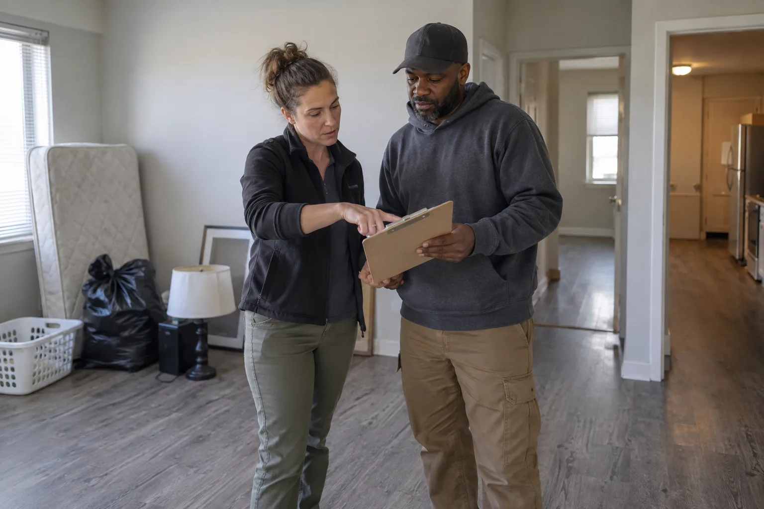 Planning detail for eviction cleanout