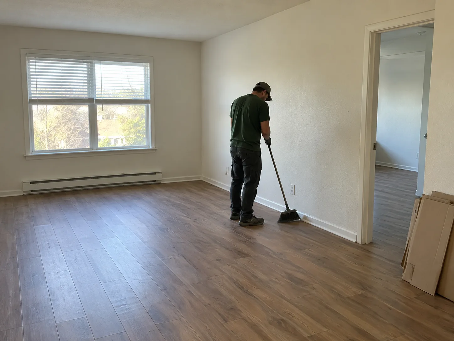 Planning detail for rental property cleanout